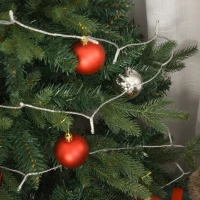 HOMCOM HOMCM 1.2M Artificial Christmas Tree PE PVC Branches Holiday Decoration with Foldable Metal Stand(m-11)