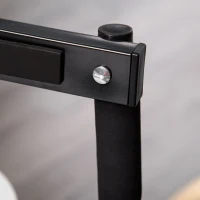 HOMCOM Barra per Trazioni da Porta con Impugnature Imbottite e Installazione Facile Senza Viti, Max 100kg(m-9)