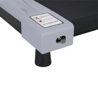 HOMCOM Tapis Roulant Elettrico Pieghevole Salvaspazio, Tapis roulant Professionale con Schermo LED 0.6HP 132 x 59 x 106cm Nero e Grigio(m-7)