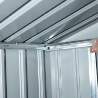 Outsunny magazie unelte, din otel galvanizat, 3.4x3.86x2m(m-12)