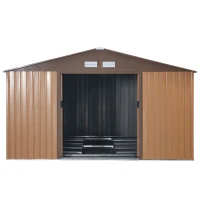 Outsunny magazie unelte, din otel galvanizat, 3.4x3.86x2m(m-13)