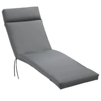 Outsunny Lounge-kussen donkergrijs 196 x 55 x 8 cm(m-1)