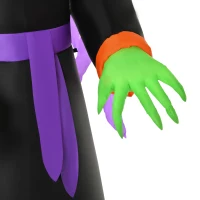 HOMCOM Aufblasbare Hexen Hexenkessel Figur Luftfigur Halloween Deko mit LED Beleuchtung Polyester Schwarz 100 x 100x 252 cm(m-8)