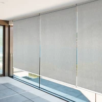 HOMCOM WiFi Smart Roller Blinds Work with TUYA App, Window Shade with Rechargeable Battery, Electric Shades Blind Easy Fit Home Office Living Room Bathroom Kitchen, Grey, 120cm x 180cm(m-10)