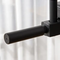 HOMCOM Power Tower Palestra Multifunzione in Acciaio con Impugnature Imbottite, 110x97x227cm - Nero(m-7)