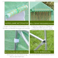 Tunel ogrodniczy szklarnia 4,5x3x2m Outsunny(m-7)