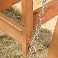 huśtawka z dachem drewniana huśtawka ogrodowa ławka bujana funkcja leżenia na 3 osoby(m-8)