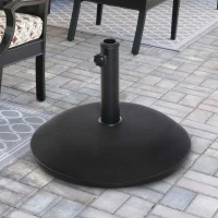 Podstawa na parasol przeciwsłoneczny stojak 25kg stal czarny Outsunny(m-2)