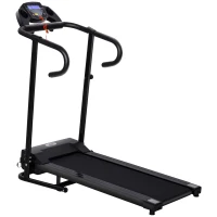 HOMCOM Tapis Roulant Elettrico Pieghevole Salvaspazio, Tapis Roulant Professionale con Schermo LCD, per Casa e Ufficio, 560W Velocità Max 10km(m-11)