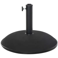 Podstawa na parasol przeciwsłoneczny stojak 25kg stal czarny Outsunny(m-11)