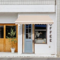 Markiza Markiza składana ochrona przed słońcem korbka ręczna balkon 3x2,5 m 2 kolory(m-2)