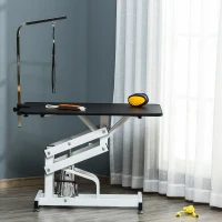 Hydrauliczny stół trymerski stół groomerski z pałąkiem ze smyczą pielęgnacja psów pielęgnacja ciała(m-9)