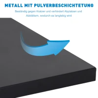 Outsunny Sonnenschirmständer, Schirmhalter, Regenschirm Base, für Ø35 mm, Ø38 mm, Ø48 mm, Metall, Schwarz, 45 x 45 x 39 cm(m-6)