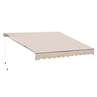 Markiza Markiza składana ochrona przed słońcem korbka ręczna balkon 3x2,5 m 2 kolory(m-1)