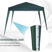 Partytent 3 x 3 m inklapbare partytent opvouwbare tent paviljoen tuintent draagbaar 2 kleuren(m-7)