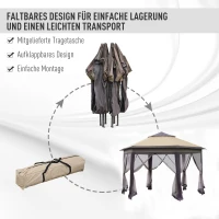 Outsunny tuinhuisje 405cm x 405cm x 285cm(m-5)