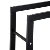 HOMCOM® REGAŁ NA DREWNO OPAŁOWE 100 kg STAL czarny(m-8)