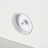 HOMCOM Floating TV Unit Stand for TVs up to 40", Wall Mounted Media Console with Storage Shelf, Entertainment Center, White(m-9)