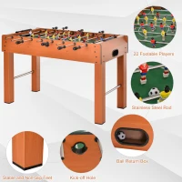 Homcom Masa Foosball Profesionala – MDF cu 22 Jucatori(m-7)