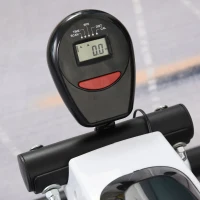 HOMCOM Under Desk Bike Magnetic Elliptical Machine Elliptical Trainer w/LCD Display and Adjustable Resistance Multi Scene(m-8)