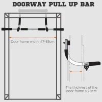 HOMCOM bara pentru antrenament 92x40x17cm, negru(m-8)
