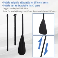 HOMCOM placa gonflabila stand up paddle 325x80x15cm(m-8)