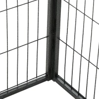 PawHut 12 Panels Heavy Duty Puppy Playpen, for Small Dogs, Indoor and Outdoor Use - Silver(m-12)