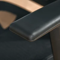 Vinsetto Fauteuil de bureau chaise de bureau ergonomique hauteur réglable avec appui-tête accoudoir 3D ajustable pivotante 360° tissu en maille 67 x 65 x 118-126 cm noir(m-9)