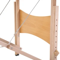 HOMCOM Table de massage pliante, lit de massage 2 zones 186 x 60 cm portable, hauteur réglable, oreiller facial amovible, table esthétique tatouage en bois de hêtre, sac de transport inclus, noir(m-5)