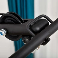 HOMCOM Stazione Fitness Palestra Multifunzione per Allenamento a Casa e Professionale, Acciaio 150x110x210cm Nero(m-9)