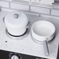 HOMCOM bucatarie de jucarie cu accesorii, 86x64x84,5cm(m-8)