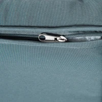 Outsunny schommelstoel, tuinstoel, poly rotan met grijze kussens(m-9)