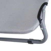 PawHut® Leżanka dla psa Legowisko Łóżko Miejsce do spania dla kota składana szara(m-9)