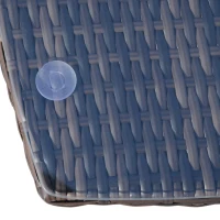 Outsunny 3-delige zitgroep voor in de tuin, rotan tuinset, poly-rotan, bruin(m-8)