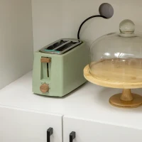 HOMCOM Mobile Dispensa Alto in Truciolato con 6 Armadietti e 2 Ripiani Aperti, 100x40x180 cm, Bianco(m-9)