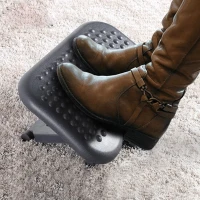HomCom Suport de Picioare Standard pntru Birou cu Înălțime și Înclinare Reglabile, 46x35x11-17cm(m-2)