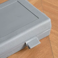 HOMCOM Set Manubri Pesi per Braccia con Valigetta, 6 Manubri da 0.5kg 1kg 1.5kg Acciaio e Rivestimento PU, Rosso Giallo e Verde(m-8)