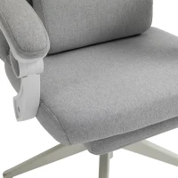 Vinsetto Scaun Birou Gri – Reglabil si Rotativ Ergonomic(m-11)