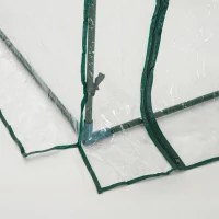 Outsunny PVC Transparent Greenhouse, Steel Frame, L size(m-10)