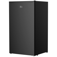 HOMCOM 91 Litre Freestanding Under Counter Fridge Freezer with Chiller Box, Reversible Door, Adjustable Thermostat, 47.5cm Wide, Noise Level: Decibels 40, Black