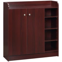 Homcom Dulap Pantofi 83×30×90 cm – Lemn, 12 Perechi, Culoare Cafenie(m-1)