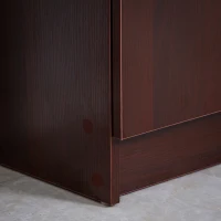 Homcom Dulap Pantofi 83×30×90 cm – Lemn, 12 Perechi, Culoare Cafenie(m-8)