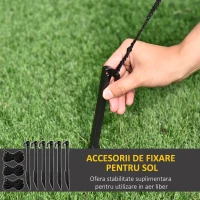 HOMCOM Om de Turta Dulce Gonflabil cu Palarie Inaltime 183cm Lumini cu LED Multicolor(m-6)