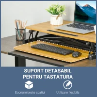 Vinsetto suport reglabil pentru monitor, tastatura si mouse(m-6)