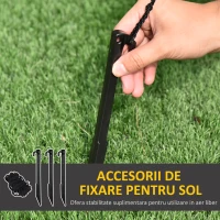 HOMCOM Mos Craciun Gonflabil Luminos cu Lumini LED, 240cm(m-7)