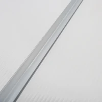 Outsunny 6 X 4ft Walk-In Lean to Greenhouse Garden Heavy Duty Aluminium Polycarbonate with Roof Vent for Plants Herbs Vegetables, Silver(m-13)