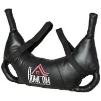 Geanta de antrenament de forta HOMCOM de 20 kg, sac de nisip pentru antrenament, geanta bulgareasca multifunctionala pentru sala de gimnastica de acasa(m-11)