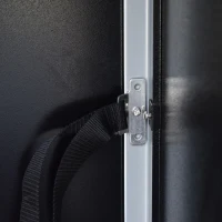 Outsunny 11.2KW Outdoor Patio Gas Heater Freestanding Pyramid Propane Heater Garden Tower Heater with Wheels, Dust Cover, Regulator and Hose, Black, 50 x 50 x 190cm(m-11)