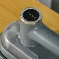 HOMCOM Clothes Steamer, 1200W Portable Handheld Garment Steamer for Home and Travel, Wrinkle Remover with Detachable Water Tank, Fast Heat-up, Grey(m-11)