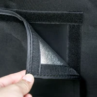 Outsunny Mylar Hydroponic Grow Tent with Adjustable Vents and Floor Tray for Indoor Plant Growing 120 x 90 x 200cm(m-11)